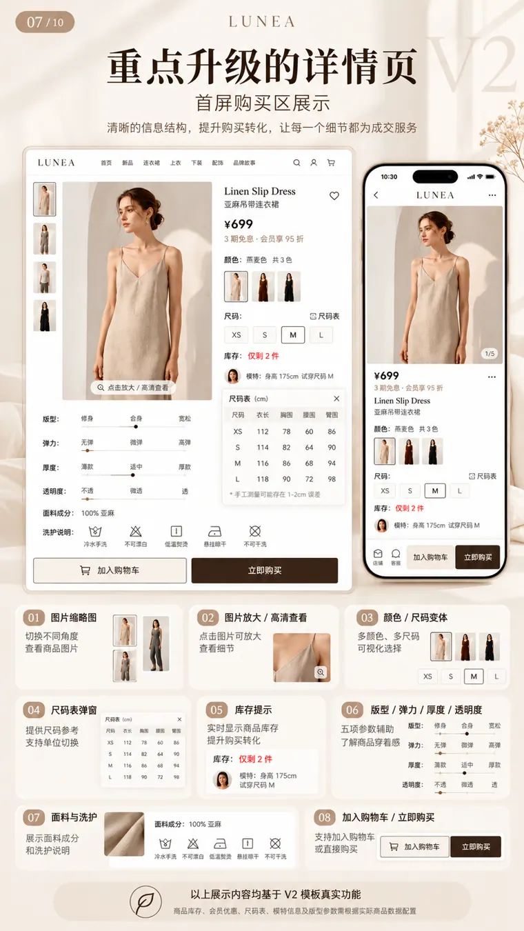 商品详情设计素材
